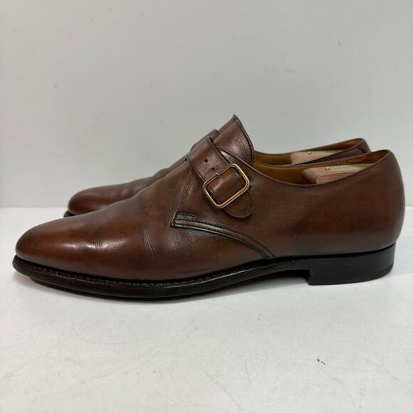 NEW HEELS Crockett & Jones x Brooks Brothers Single Monk Brown Made England 11 main image 10